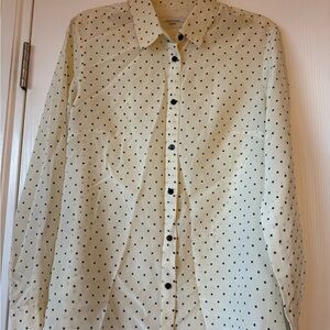 Weekend Max Mara Ivory and Black Patterned Shirt